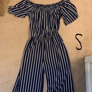Off the Shoulder Jumpsuit